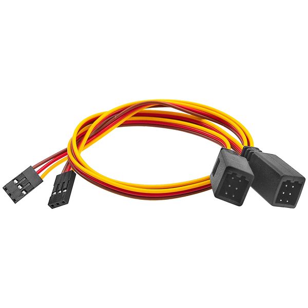 2Pcs ShareGoo JR Style Servo Splitter 1 Male to 2Female Y Harness Leads Y Splitter Cable Lead Wire 350mm for RC Cars Airplane Helicopter Drone Receiver Servo ESC