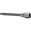 BRILLIANT TOOLS BT022952 1/2" Spline Bit Socket 140mm Long M8 [Powered by KS Tools]