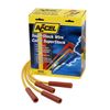ACCEL 4040 Spark Plug Wire Set - 8mm - Yellow with Orange Straight Boots