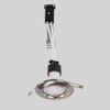 MiniSun | Modern Brushed Chrome Recessed Ceiling Downlight | Ceiling Spots, Home Décor & Improvement Essential | Includes Bulb [Cool White]