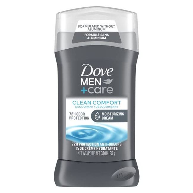 Dove Men + Care, Non-Irritant Deodorant, Clean Comfort, 3 Ounce (Pack of 12)