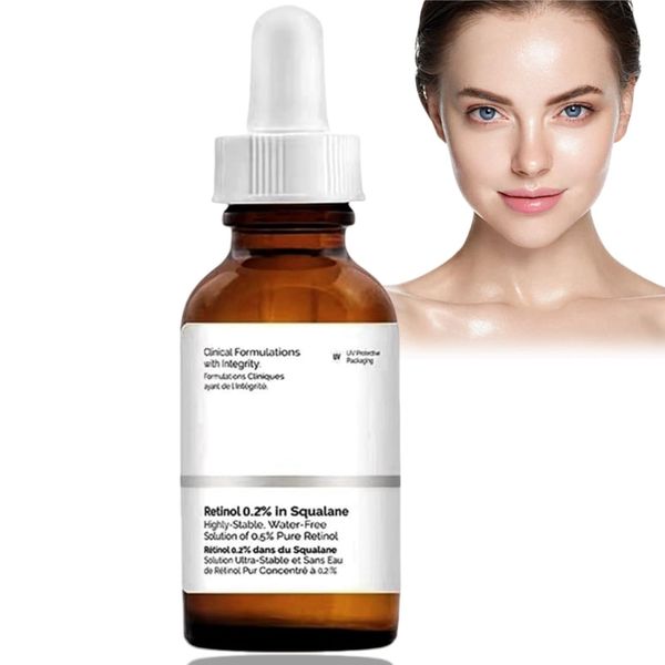 30ml Retinol Serum for Face Retinol 0.2% in Squalane,Anti Aging Facial Serum for Moisturizing,Brightening Face Serum,Face Serum for Activate Skin,Dark Spot Remover for Face,Serums Skincare for Women