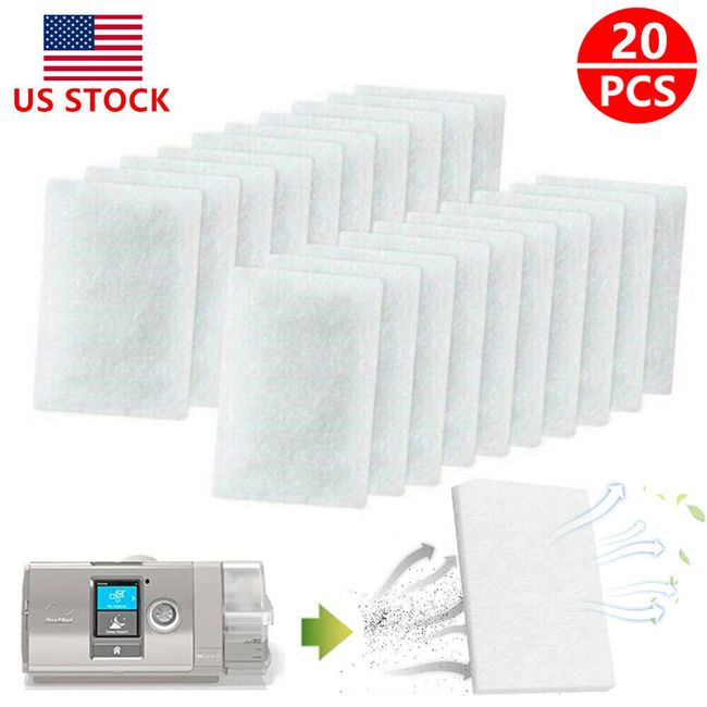 20 PCS Disposable ResMed CPAP AirSense Filters S9/S10 Series Replacement US