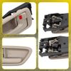 4Pcs Inside Interior Door Handle Front & Rear for Toyota Sequoia 2001-2007 Beige