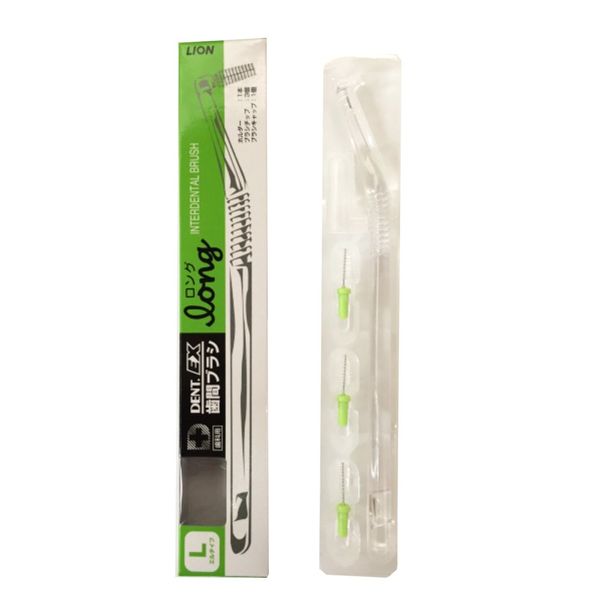 DENT.EX Interdental Brush Long L Green