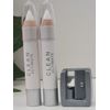 2 pk CLEAN ULTIMATE PERFUMED WAX PENCIL 0.17 oz with 1 - SHARPENER