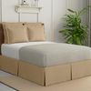 Bed Maker's 2-Pack Pillow Sham, Standard/Queen, Mocha, 2 Count
