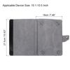 sourcing map Universal 10.1 Inch Tablet Case, Protective Folio PU Leather Shell Case for 10.1-10.5 Inch Touchscreen Tablet, Black