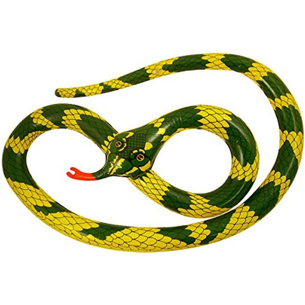 8ft Long INFLATABLE SNAKE Australian Jungle Zoo Animal Beach Party Decoration UK