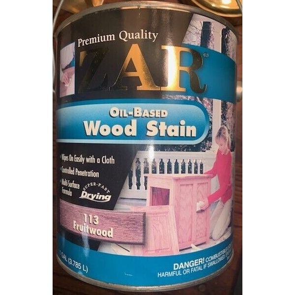 Zar Interior Stain 113 Fruitwood   Gallon