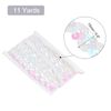 uxcell 11 Yard 0.6" Sequence Blade Trim Flat Sequence Spiral Ribbon White
