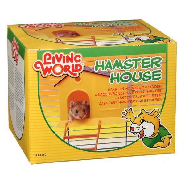 Living World Hamster House, with Step Ladder