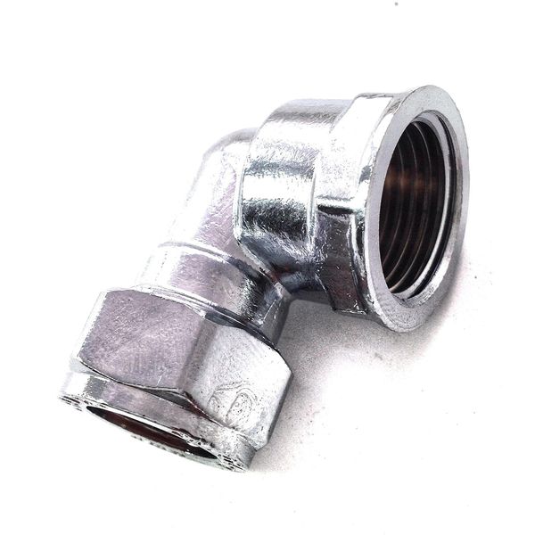 15mm x 1/2" Female Chrome Elbow