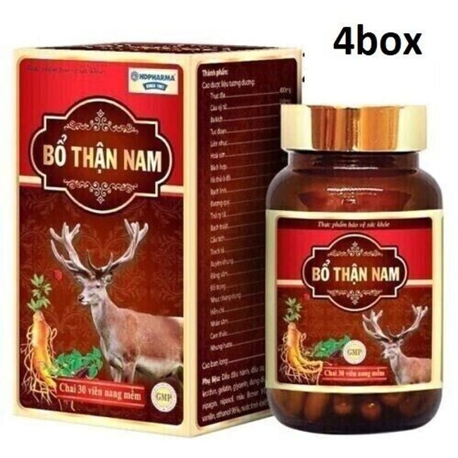 4 jars - Bo Than nam -- Tang cuong Sinh ly Nam, Trang Duong, Bo Than.