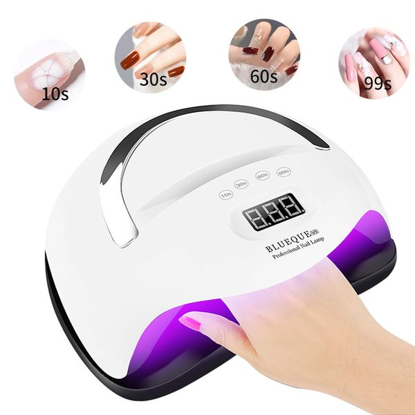 Gel Nail Lamp 168W Sensor Quick-drying Nail Lamp Cell Phone Holder