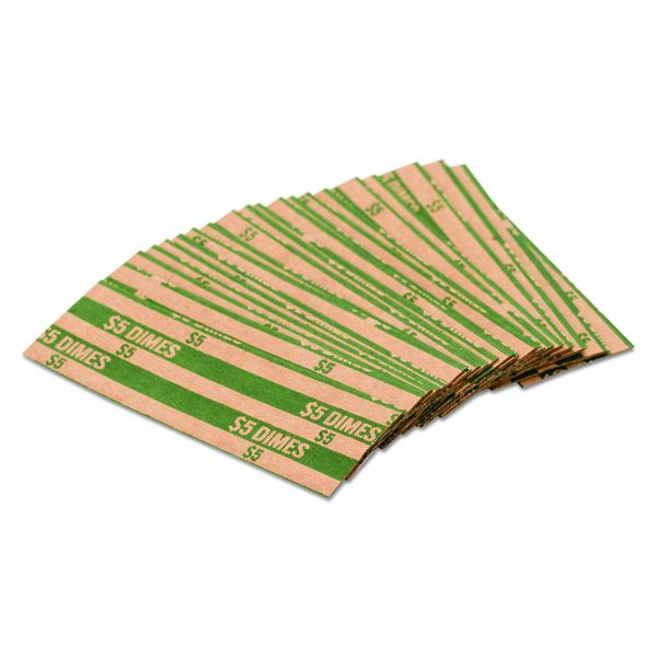 MMF Industries Flat Tube Coin Wrapper, 1000 per Box (216020002)