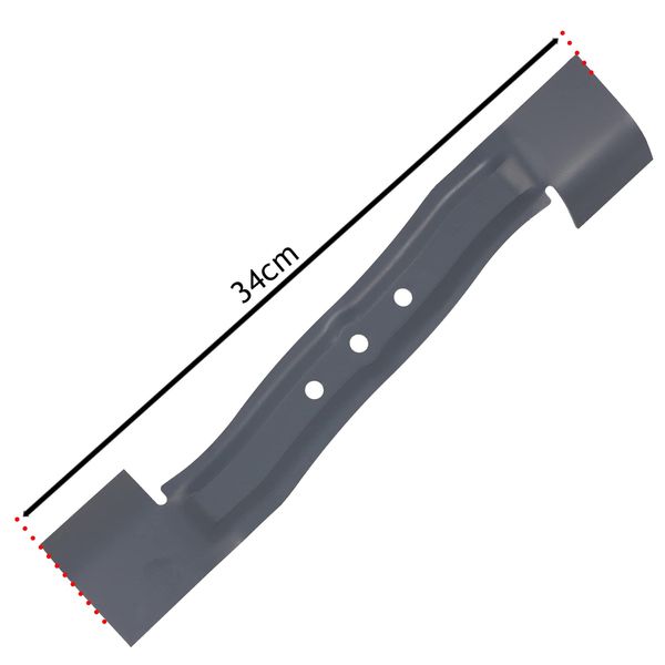 Spares2go Blade compatible with Flymo Chevron 34C 34VC Lawnmower (34cm)