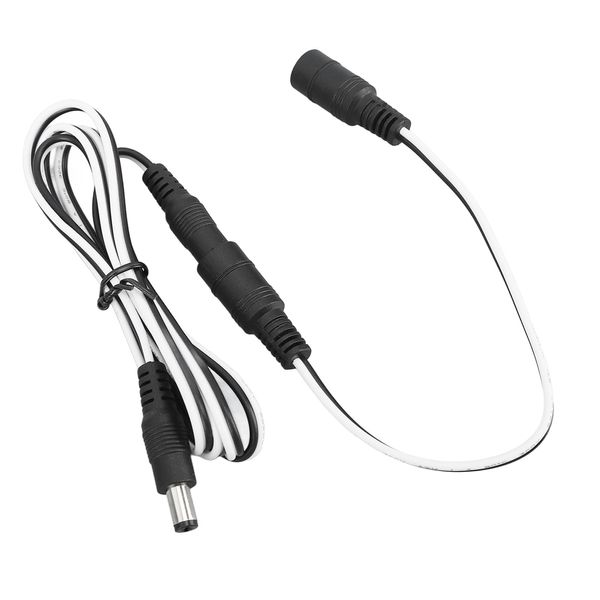 Solar Panel Extension Cable, 4m DC Power Cable for Solar Panels, LED Lights, Cameras, Easy Install Thickened Connector