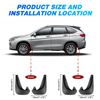 For GMC Terrain 4x Black Front & Rear Mud Flaps Splash Guards Splashguards Kits