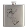 CafePress Tipsy Astronaut Flask 7 oz Stainless Steel Drinking Flask