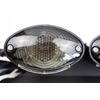 BLACK+SMOKE Cat Eye Custom Motorcycle Tail Brake License Plate light
