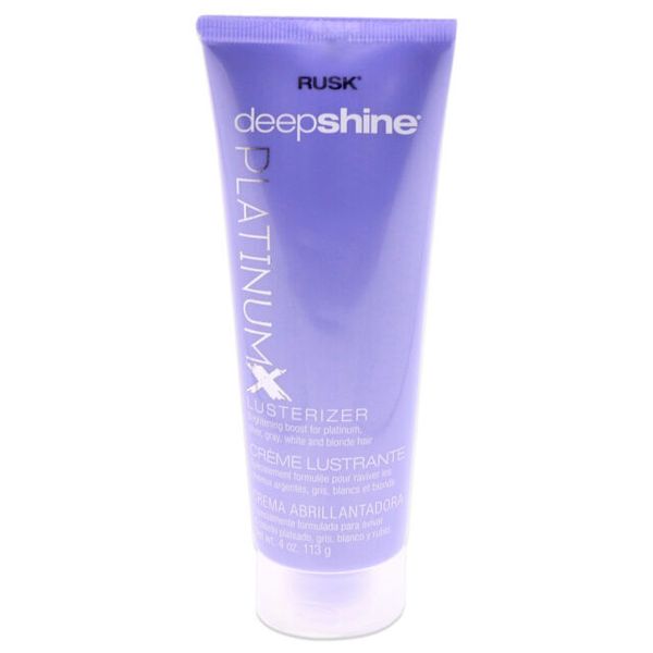 RUSK Deepshine PlatinumX Lusterizer, 4oz, Delivers Shine & Eliminates Brassiness