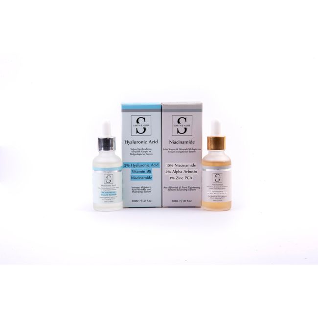 Hyaluronic Acid & Niacinamide Multifonksiyonel Cilt Bakım Serum Seti