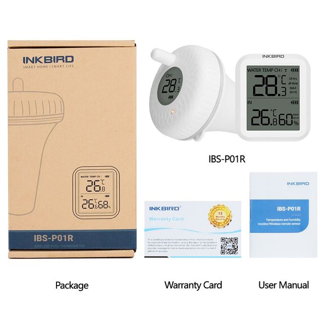 Wireless Pool Thermometer - Digital bath thermometer