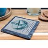 Software Development Slate Coaster - Building a Solid Foundation Inspirational Quote (slco-kf25-solidfouhg)