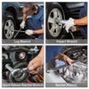 11 PCS Damaged Lug Nut Lock Remover Twist Socket Set Screw Extractor Tool 9-19mm