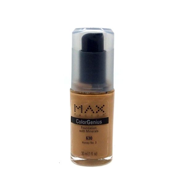 ColorGenius by Max Factor 1 oz foundation with minerals 630 Honey No. 3 R7