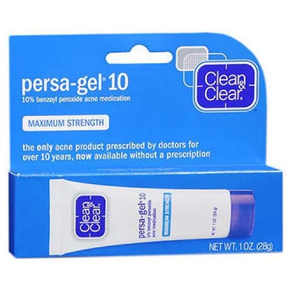 CLEAN & CLEAR Persa-Gel 10 Maximum Strength 1 oz (Pack of 5)