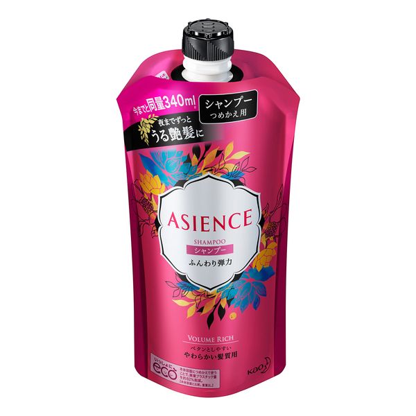 アジエンス ふんわり弾力タイプ シャンプー つめかえ 340ml
