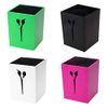 TeamTop Scissor Cube Scissor Case Trimmer Scissors Holder Trimming Interior Scissors Pet Free Storage Beauty Salon Supplies (Black)