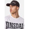 Lonsdale Men's ENVILLE Cap, Ash/Black/White,