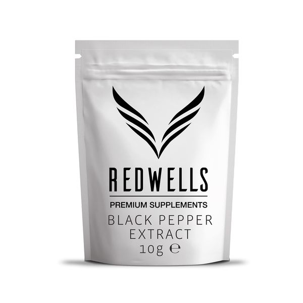 Black Pepper Extract Powder 95% Piperine Herbal Extract REDWELLS - 10g Pack