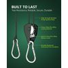 Versatile Adjustable Rope Hanger 4-Pack - Perfect for Plants & Equipment