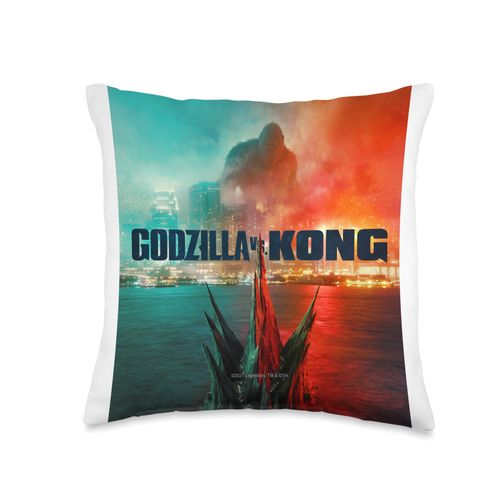 Godzilla vs Kong - Official Poster Throw Pillow