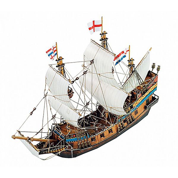 3D Puzzle Construction Kit Cardboard Model-Ships Galleon Toy # 415