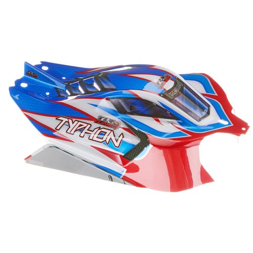 ARRMA Typhon TLR Tuned Finished Body Red/Blue, ARA406164