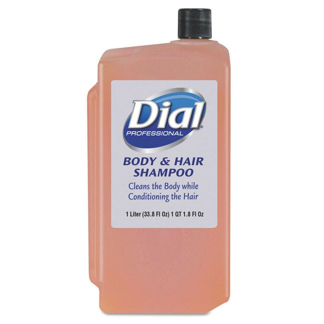 Dial Professional 04029 1L Hair & Body Wash Refill Bottle - Neutral (8/CT) New