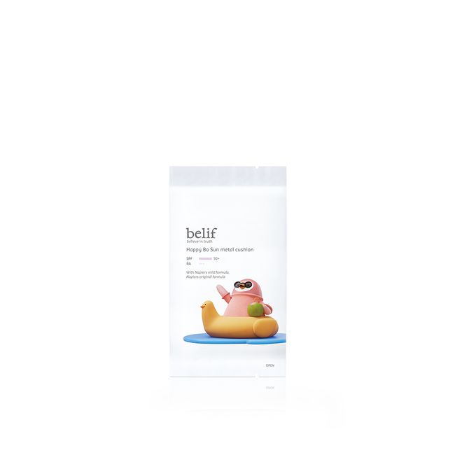 [Belief] Happy Bo Sunmetal Cushion 15g Refill (SPF50+,PA+++)