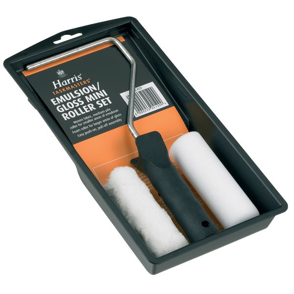 Harris 4129 4" Mini Gloss & Emulsion Roller Set, Multi