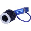 3" Blue Car Cold Air Intake Filter Induction Pipe Power Flow Hose Kit For Ford
