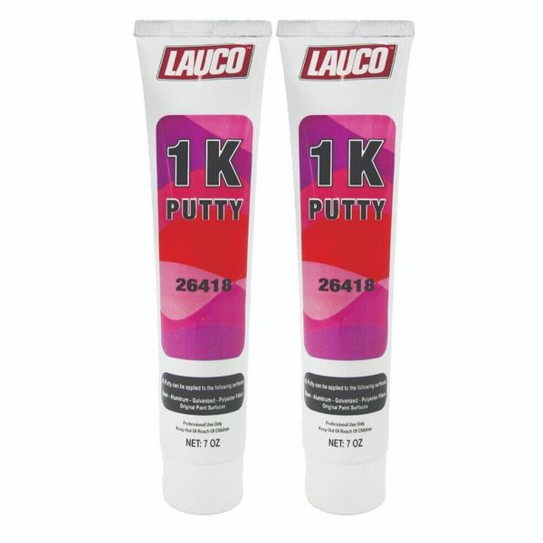 1K Body Filler Putty 2 PACK - Quick & Easy Repairs for Multiple Surfaces