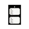 1000 Unstrung Perforated Stock Ticket (Black)