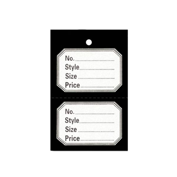 1000 Unstrung Perforated Stock Ticket (Black)