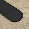 2PCS PU Leather Razor Case Portable Shaving Pouch Holder Double Edge Safety Razor Protective Case Cover for Travel Business Trip 14x5.5cm Black