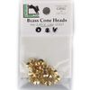 Hareline Brass Cone Heads 1/4" Gold