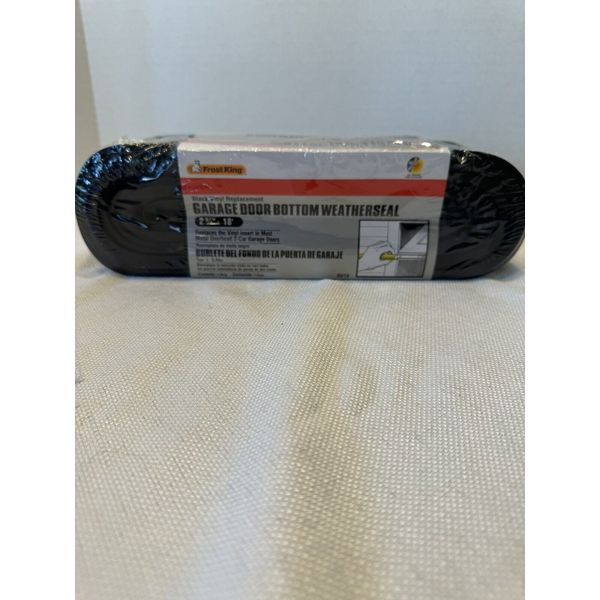 Frost King Garage Door Bottom Weatherseal 2 3/4" x 18", Black